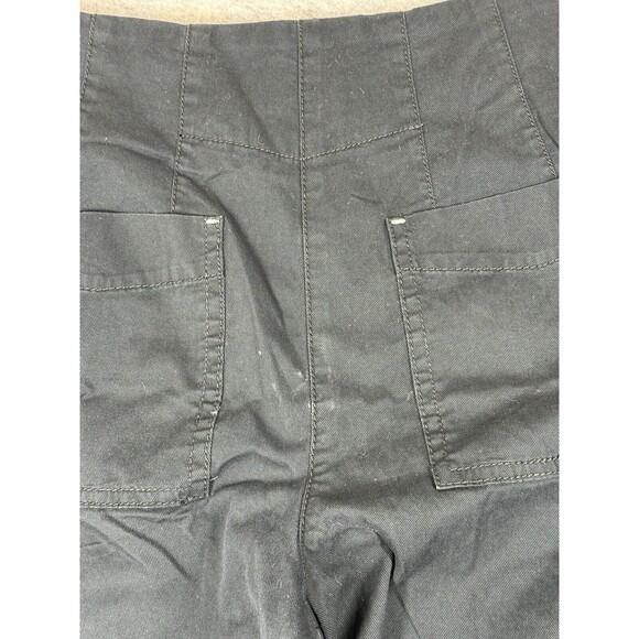 Maeve‎ by Anthropologie Pants Women US Size 2 Black Trousers High Rise Cotton - Picture 7 of 7